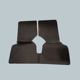 Suzuki Alto Custom Fit PVC Rubber Floor Mat Black Mix Design 3 Pcs - Model 2018-2024